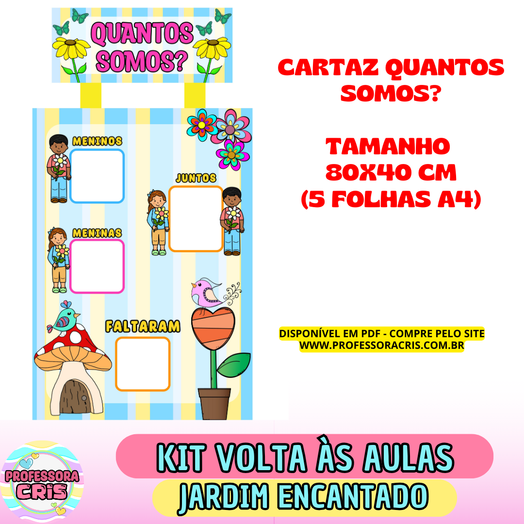 decoração porta sala de aula jardim
