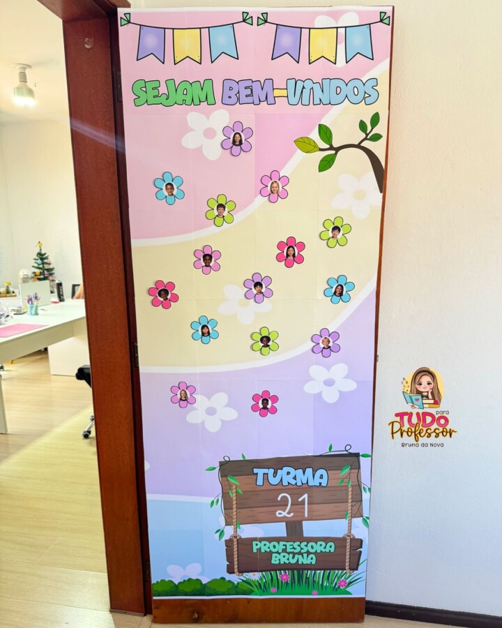 diy decoração jardim sala de aula