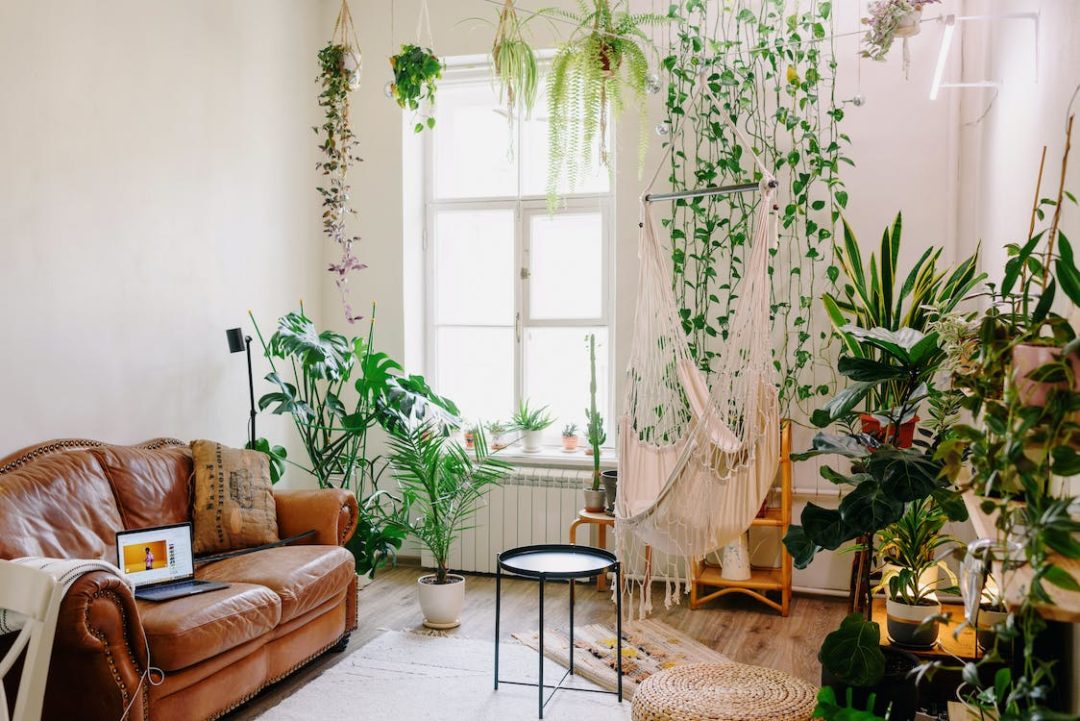 como decorar sala pequena estilo boho