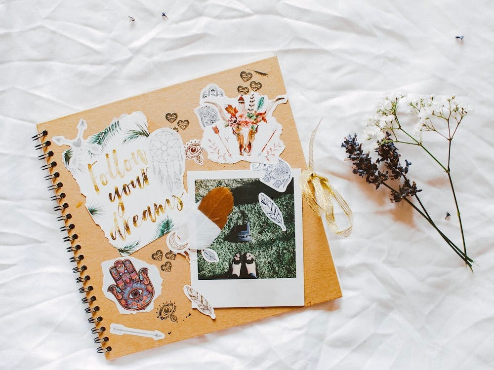 lembrancinhas scrapbook