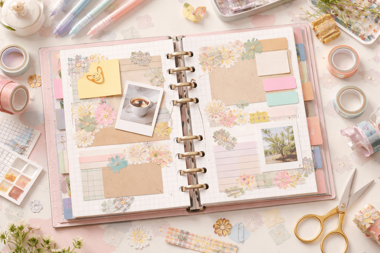 artesanato com papel scrapbook