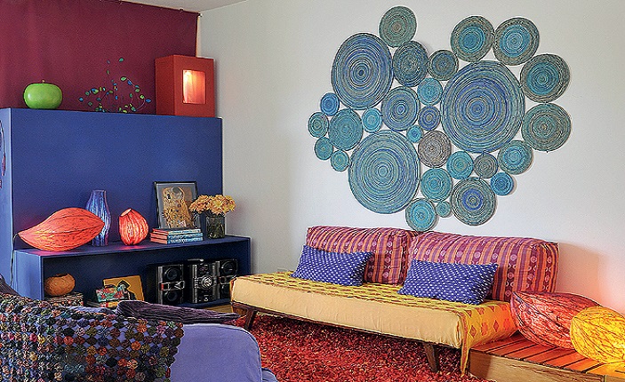 decoração de estande barata