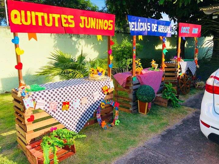 decoração com caixotes
