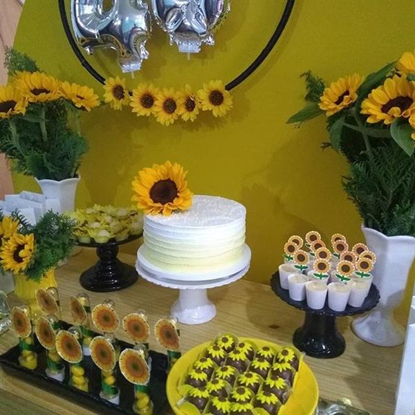 tema girassol DIY
