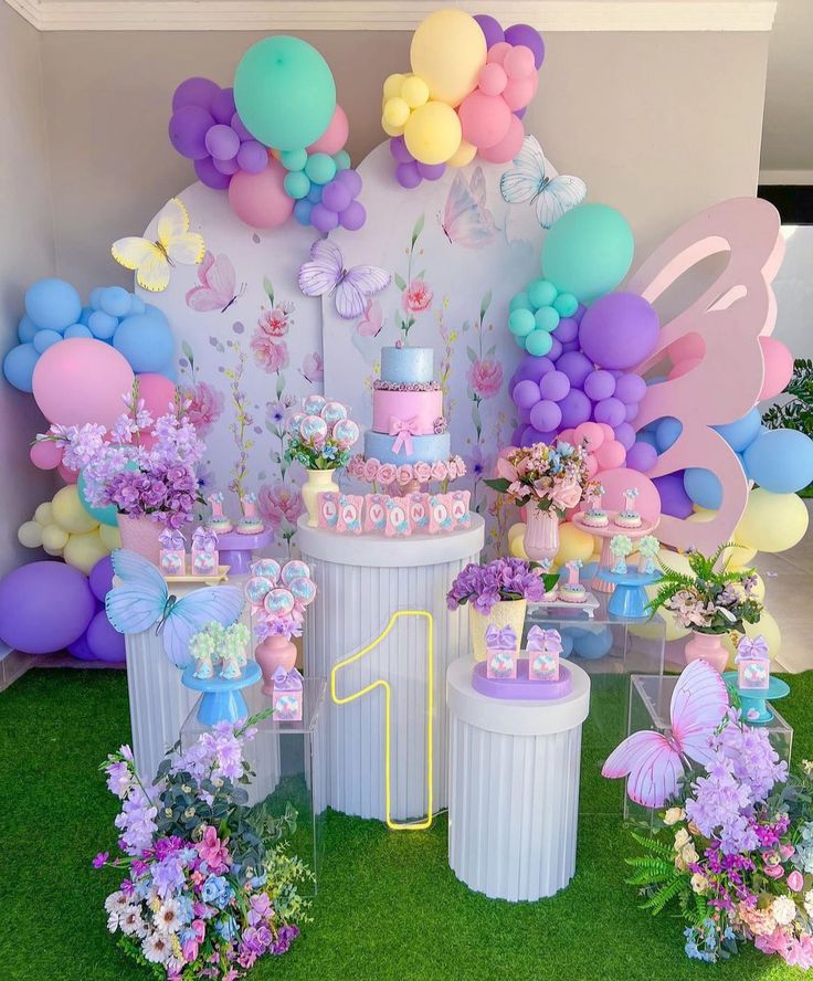 tema borboletas decoração