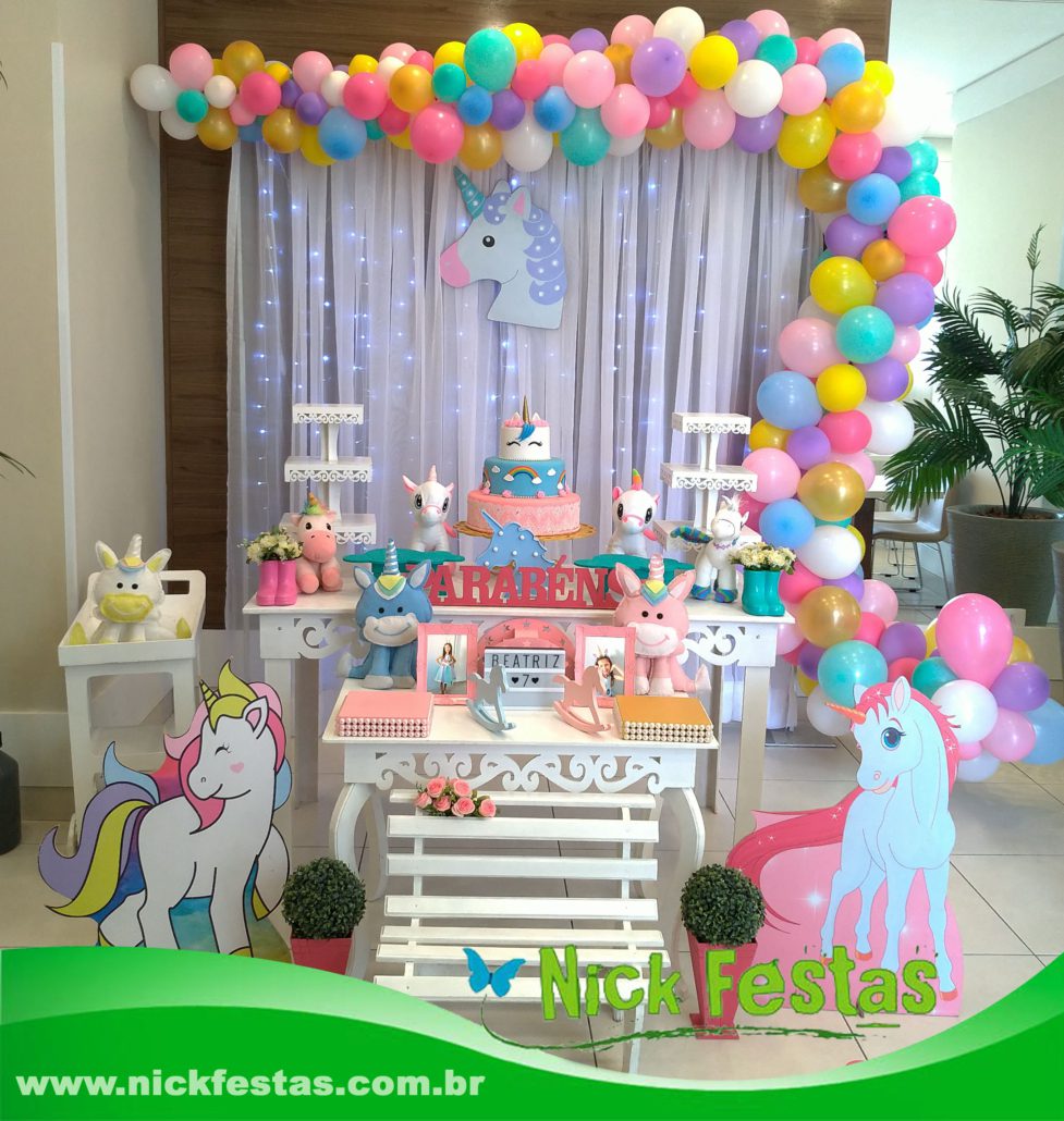ideias festa unicórnio DIY
