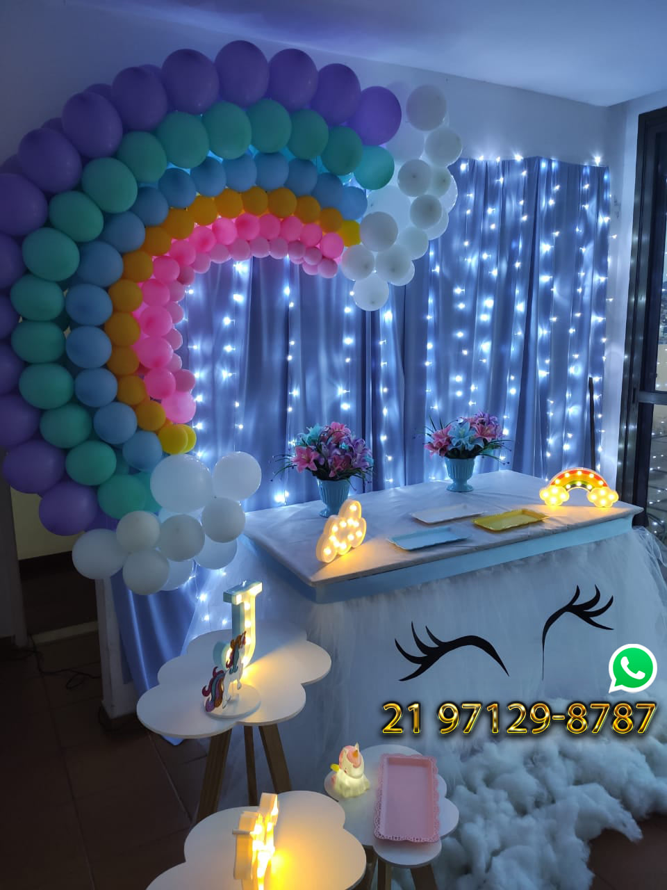 ideias festa unicórnio DIY
