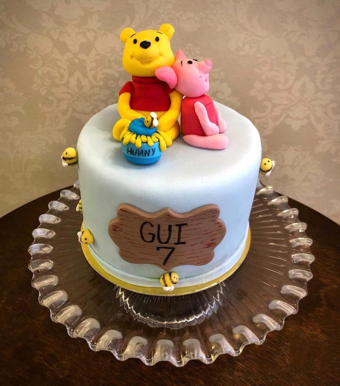 decoração ursinho pooh só um bolinho