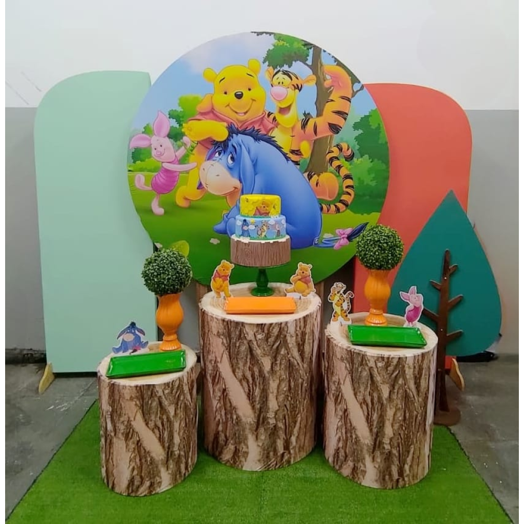 bolo mesversário ursinho pooh