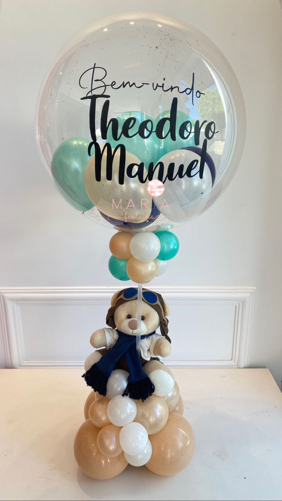 decoração festa infantil aviador vintage