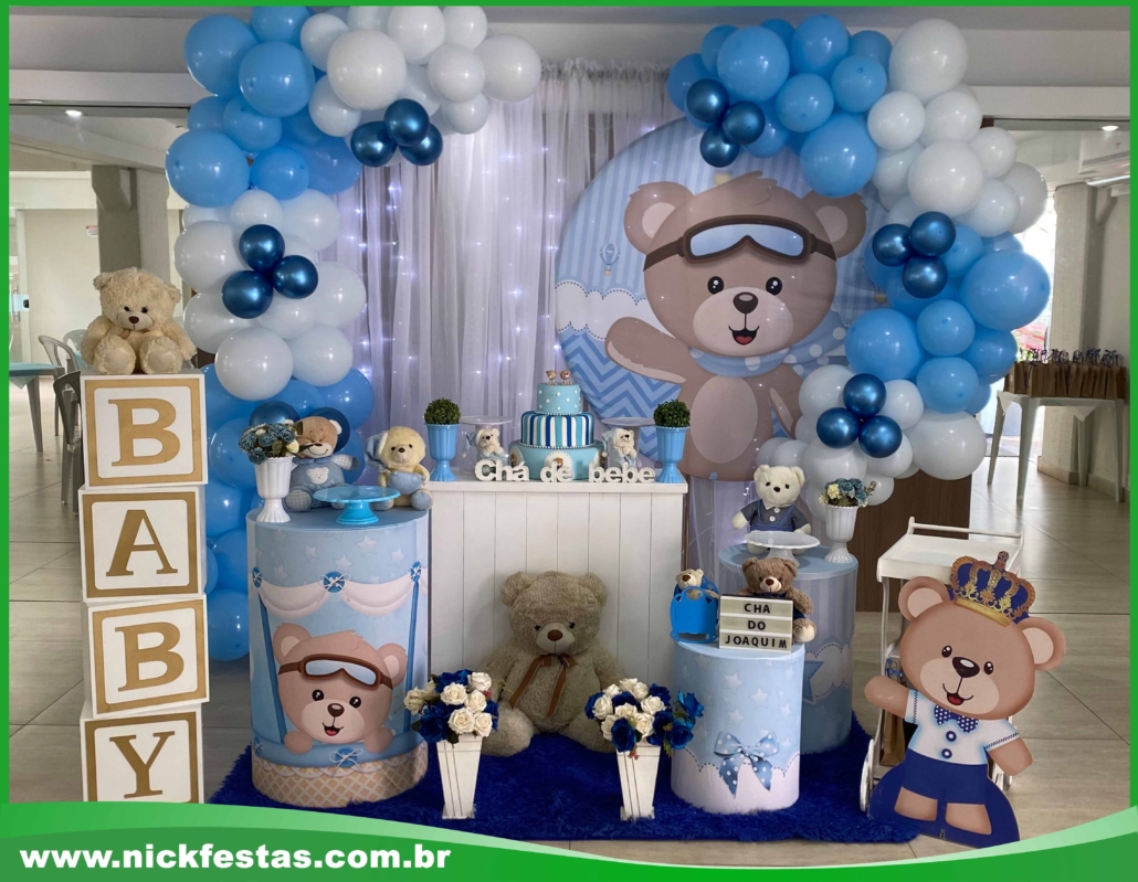 ideias decoração baloeiro urso