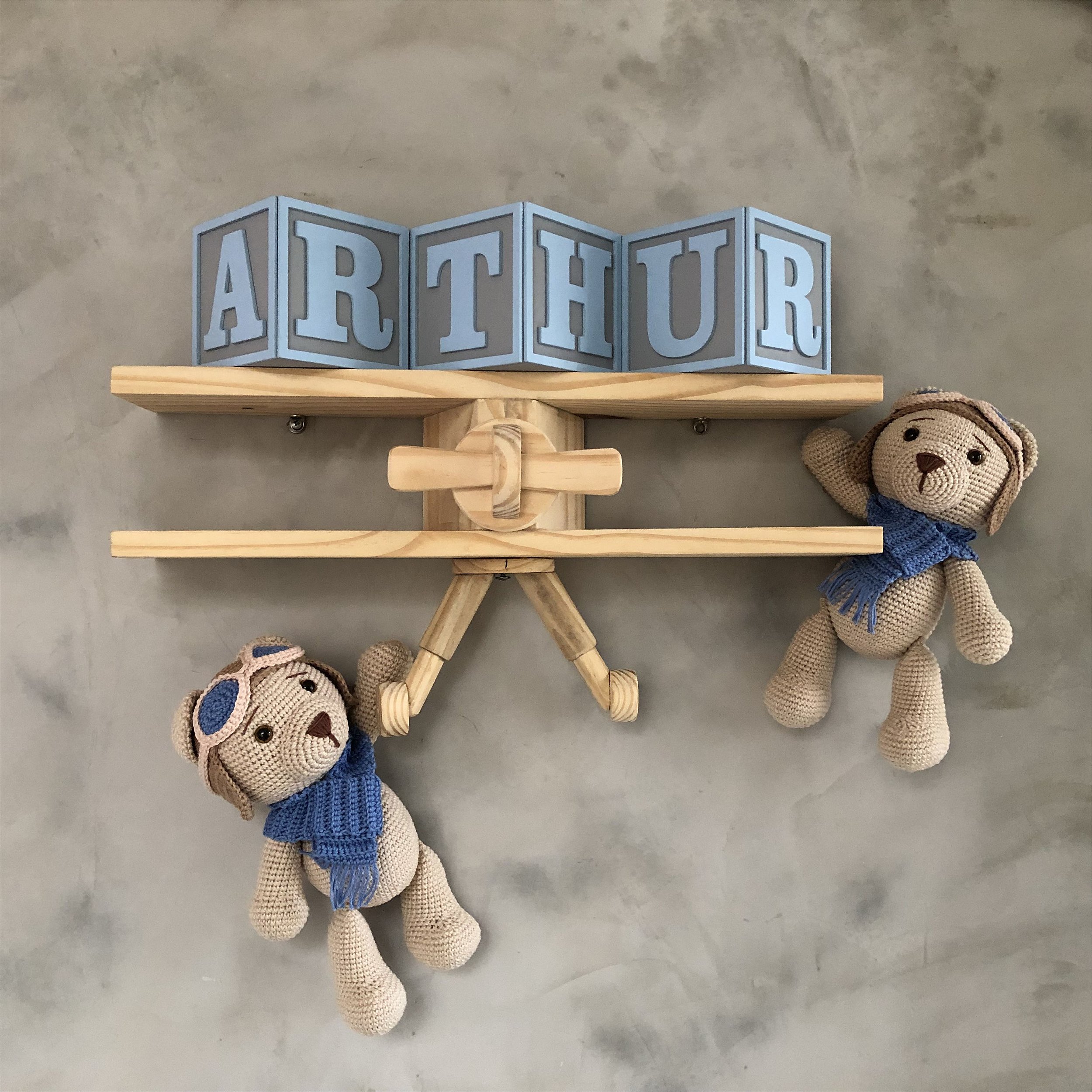 balões festa urso aviador