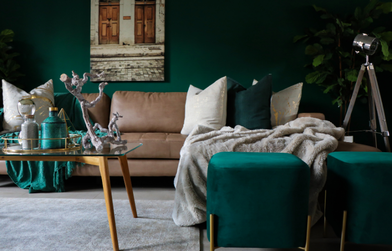 quarto verde esmeralda