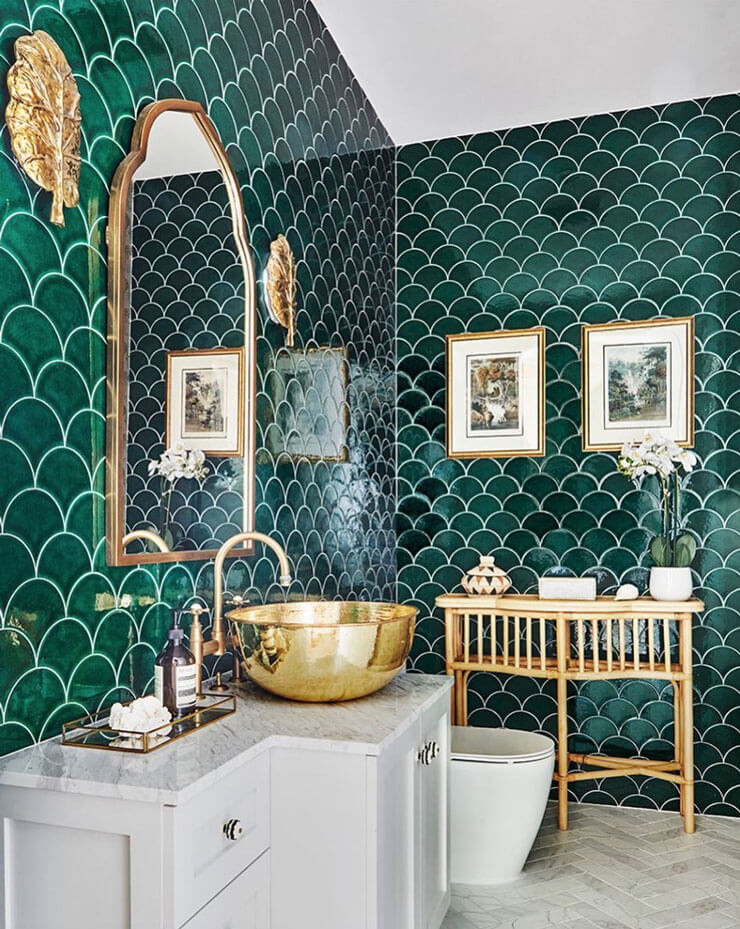 tendências decoração 2026 verde esmeralda