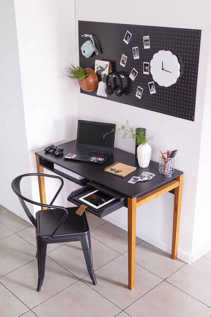 mesa de escritório pequena ideias
