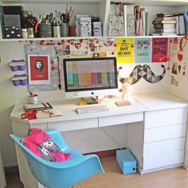 iluminação para home office feminino