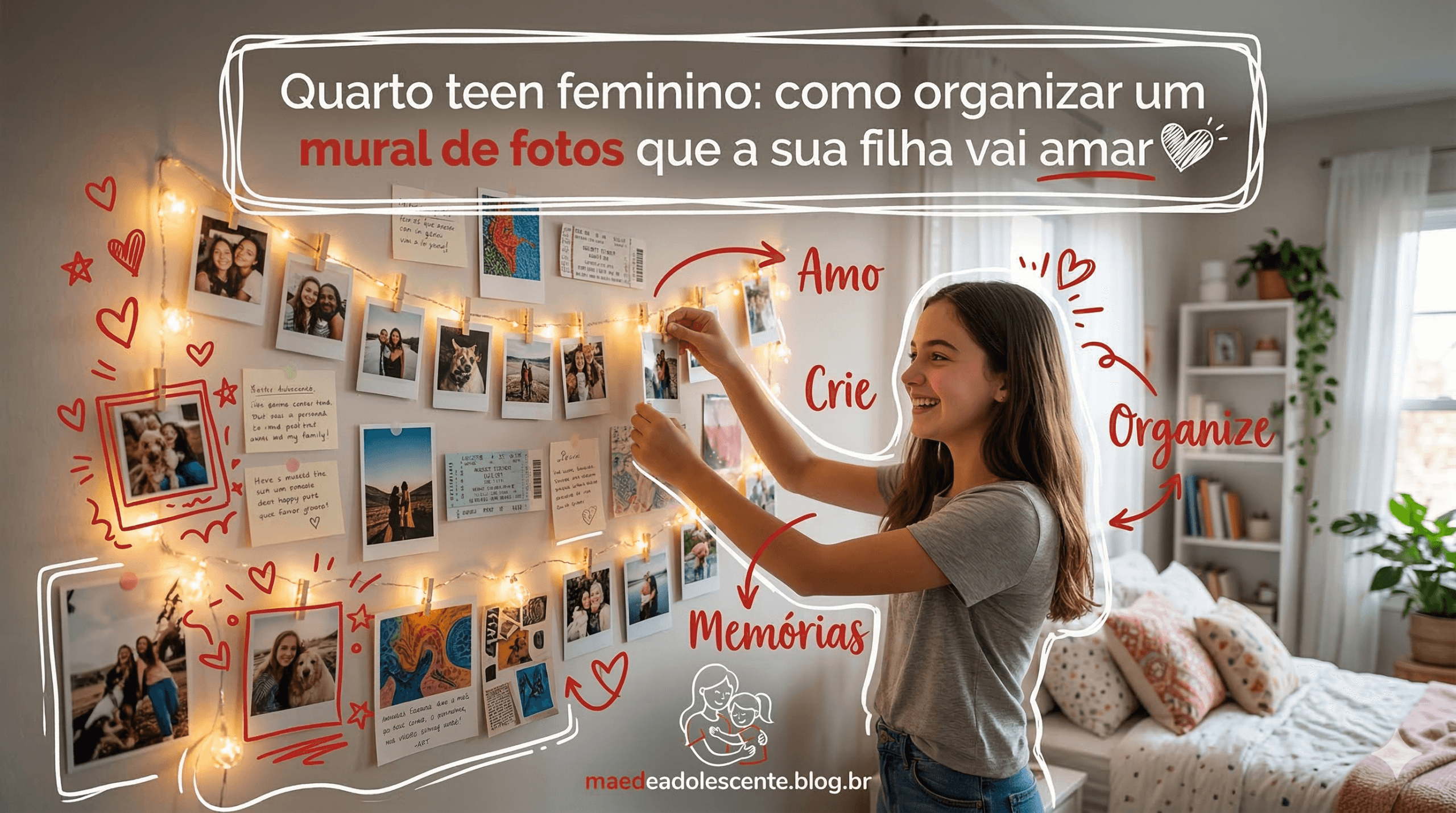 foto de quarto organizado mesmo bagunçado
