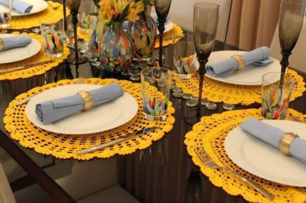 sousplat para mesa posta