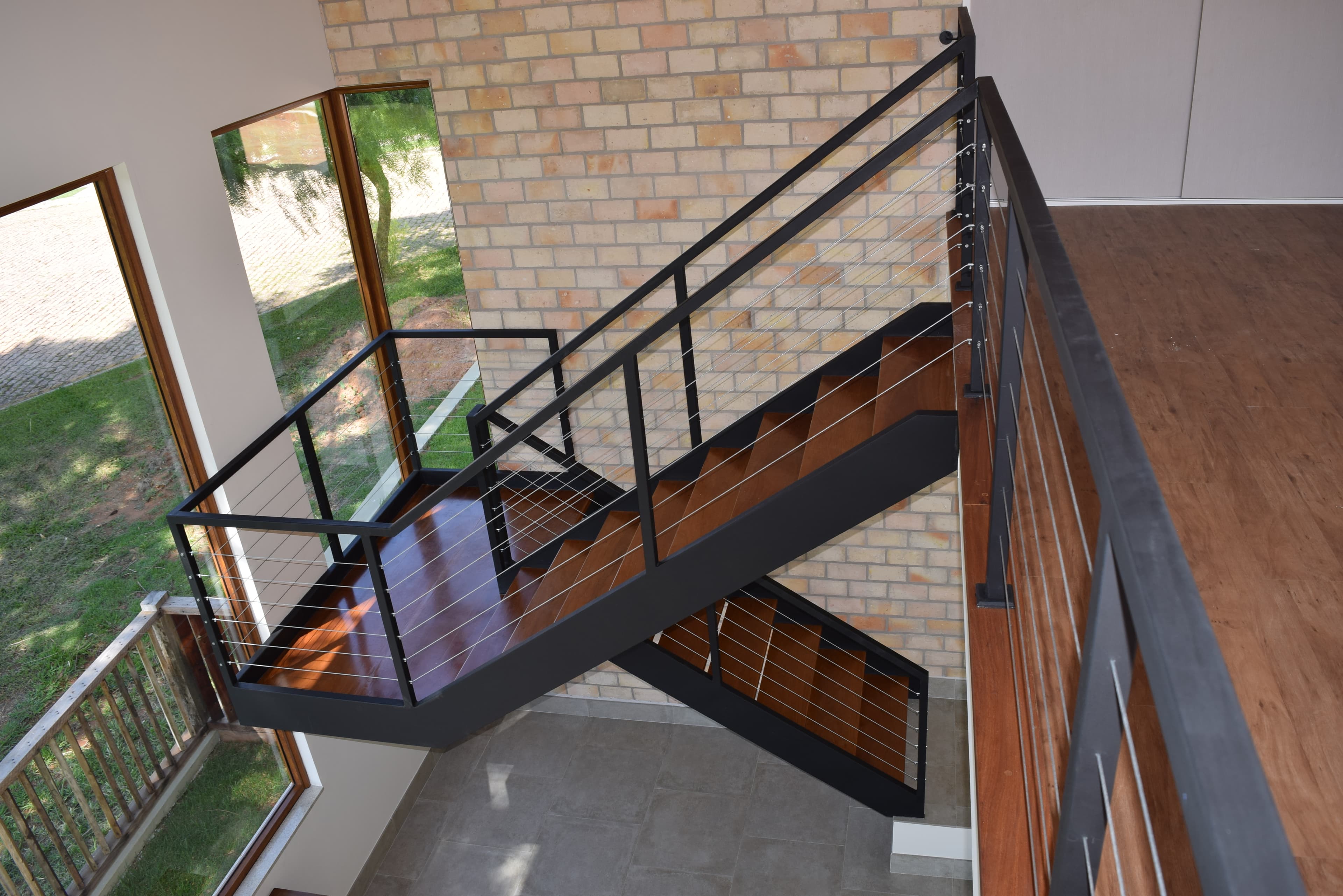 escada de madeira