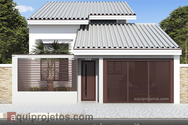 projetos de casas com fachadas imponentes