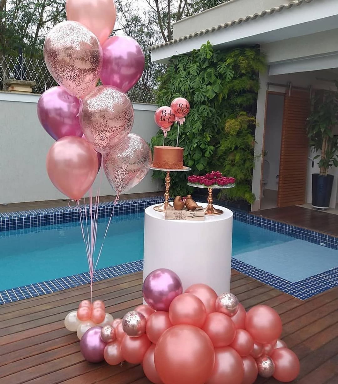 ideias pool party simples