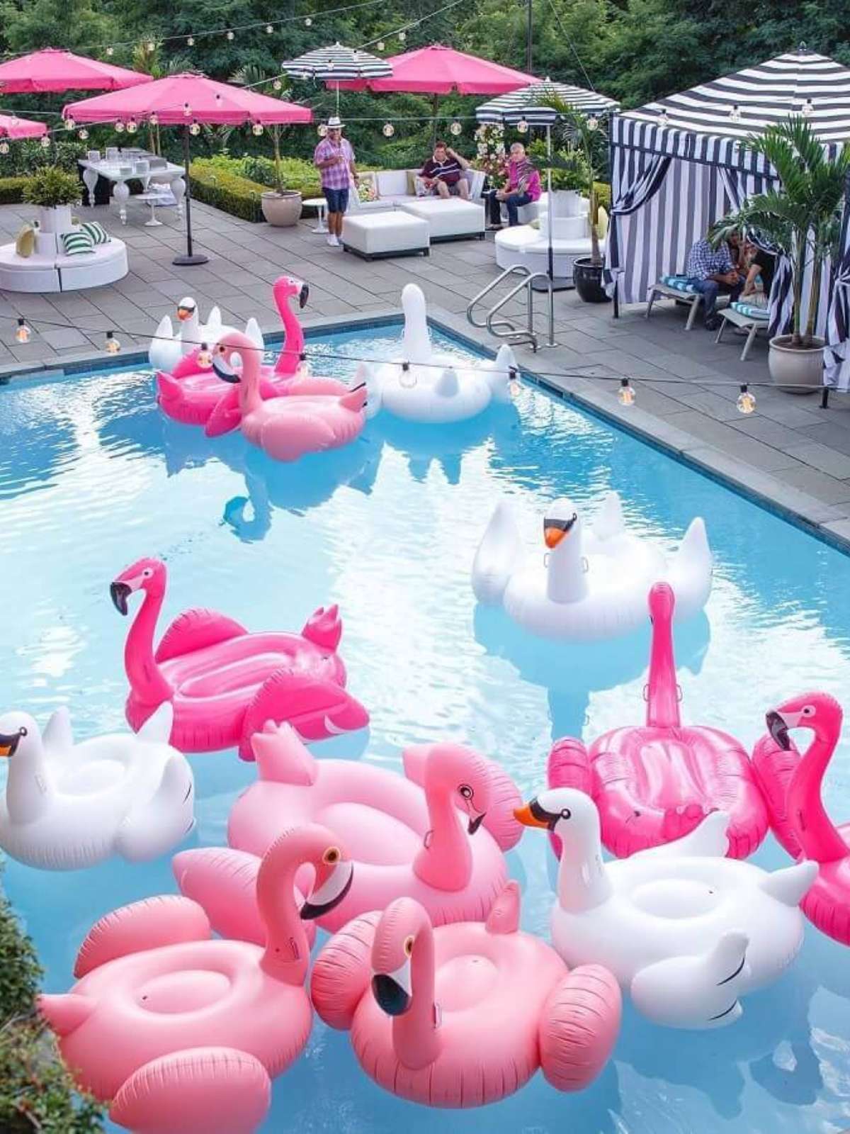 pool party infantil decoração simples
