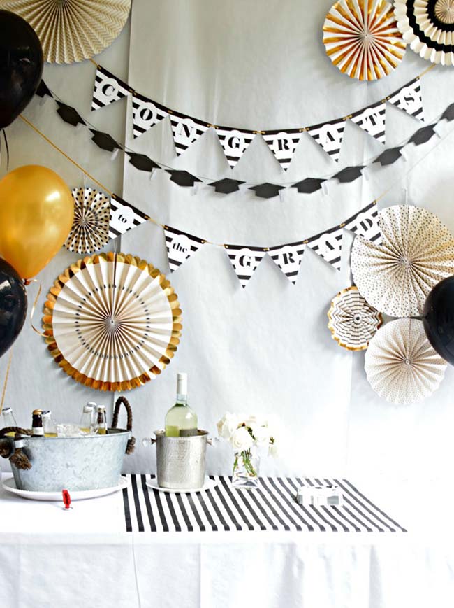 decoração festa formatura econômica