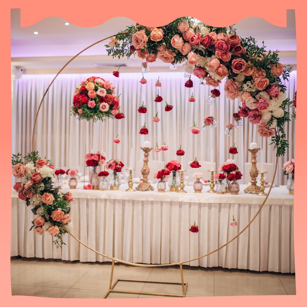 decoração de casamento minimalista