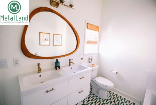 decoração de banheiro econômica com reciclagem