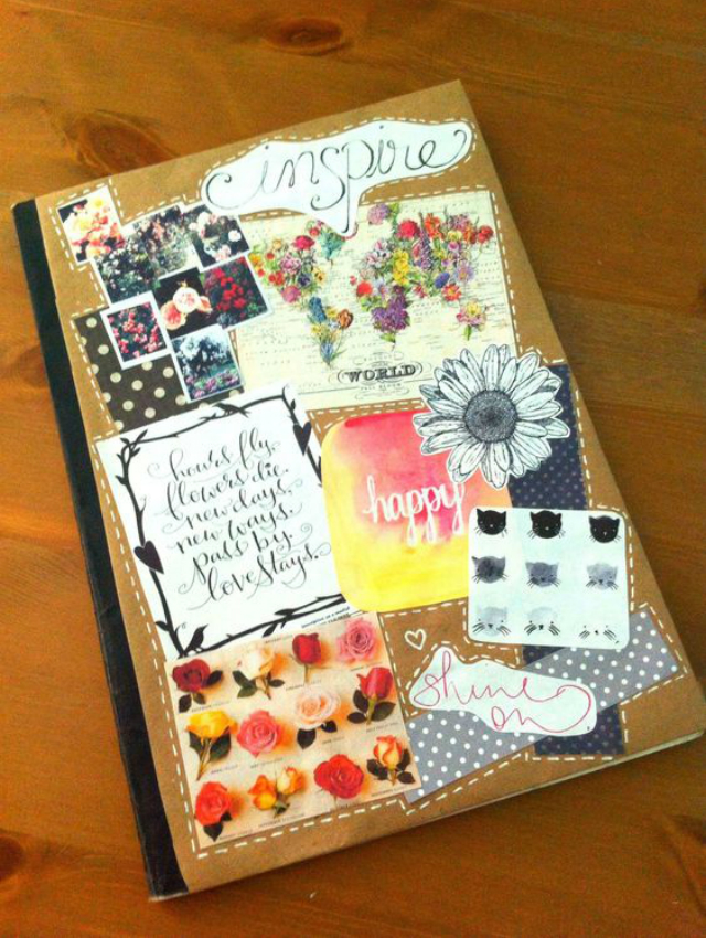 lettering para cadernos