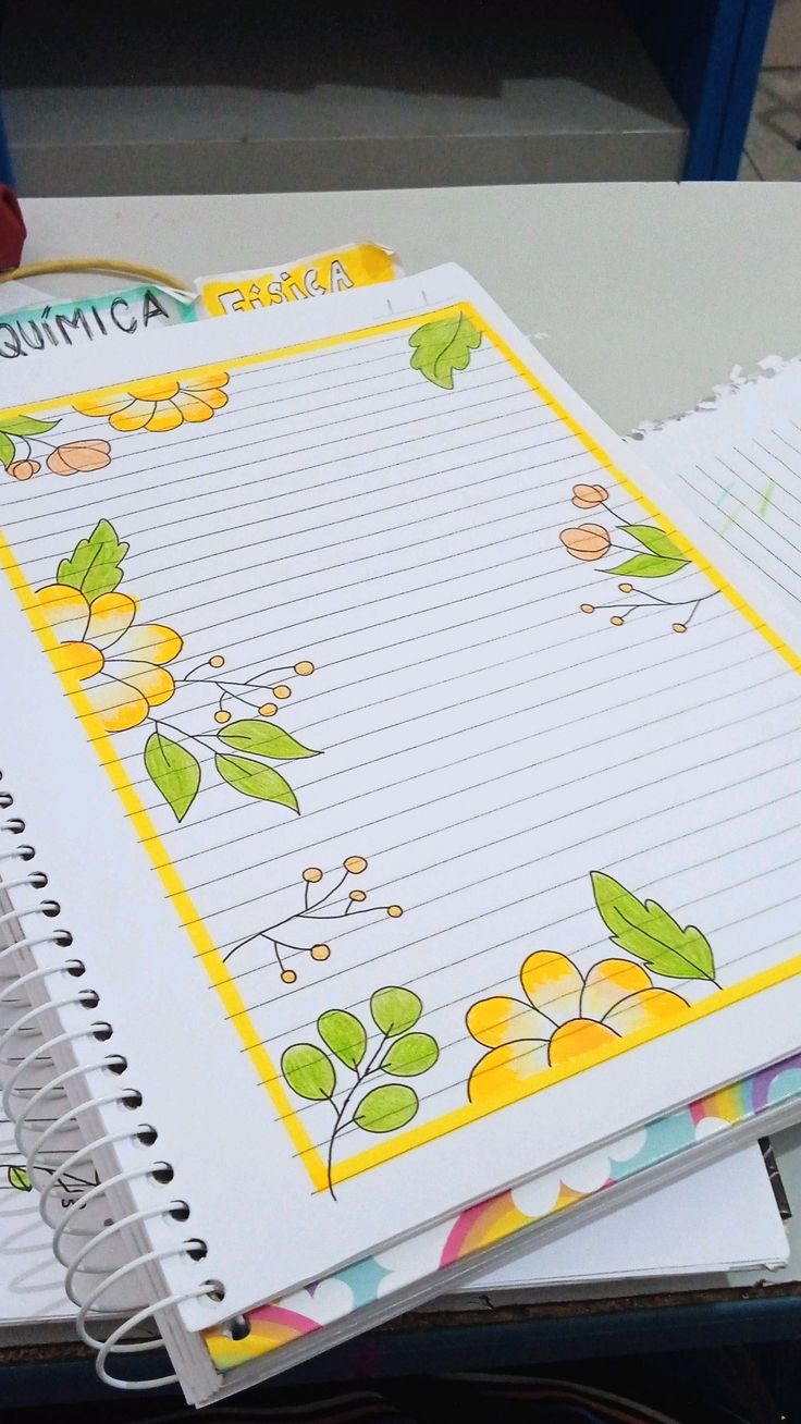 materiais para decorar caderno