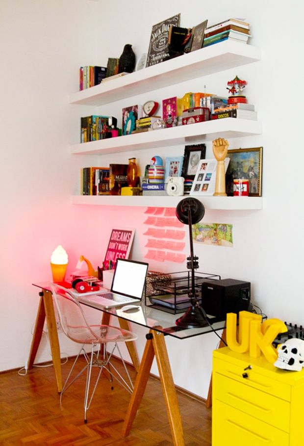 escritório em casa pequeno