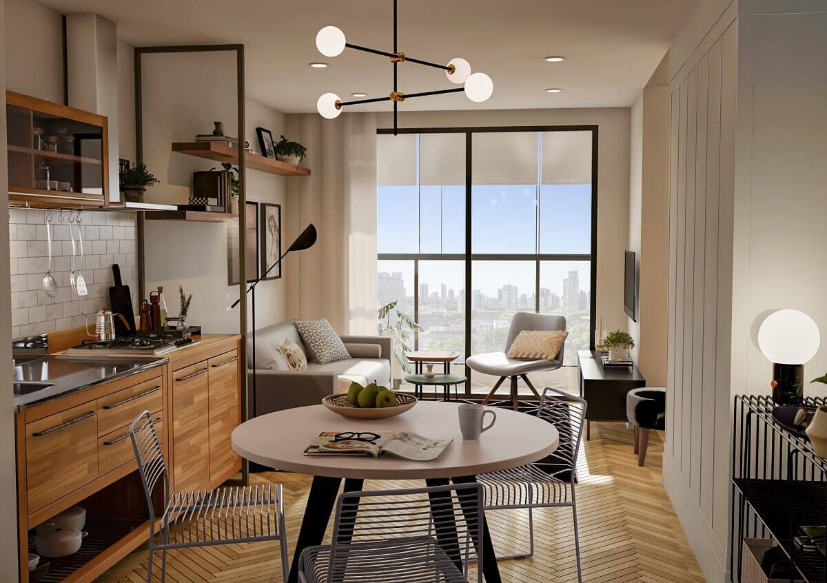 como decorar sala conjugada