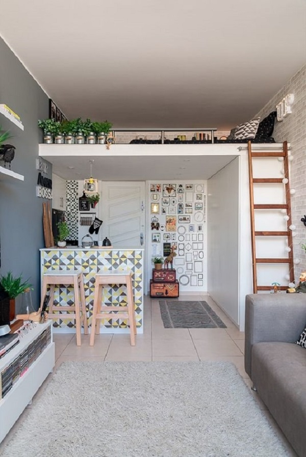 decoracao loft pequeno
