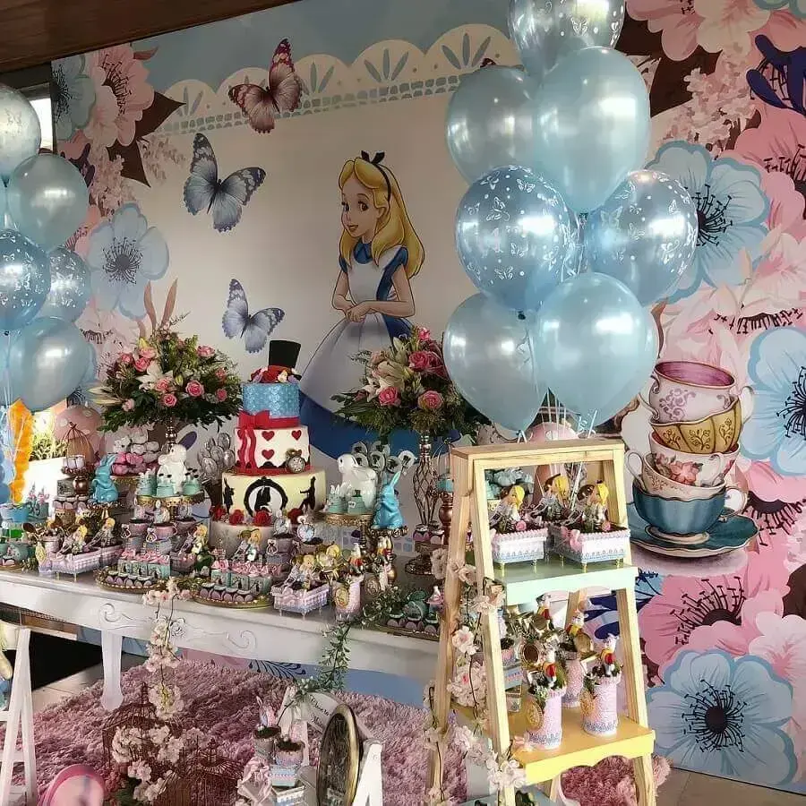 festa alice no país das maravilhas DIY