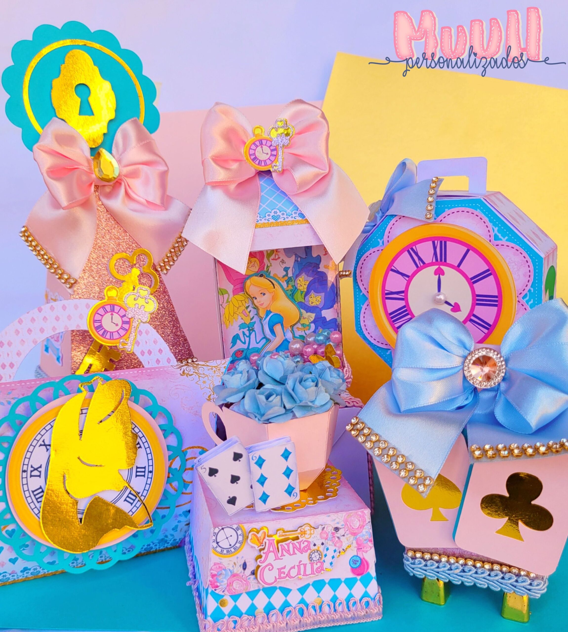 como fazer decoração alice em casa