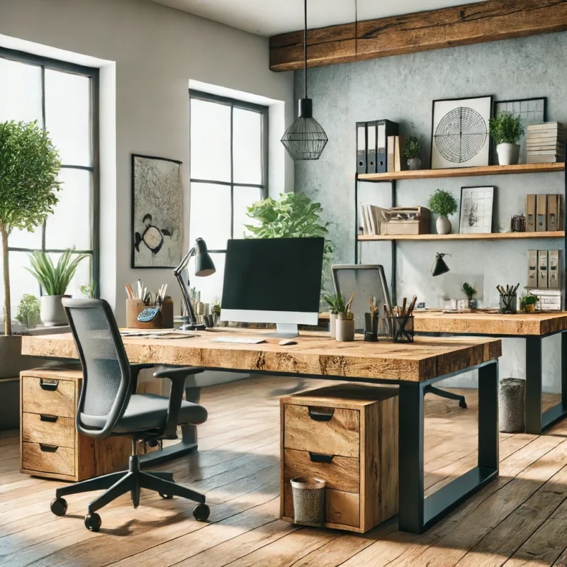 decoração home office sustentável