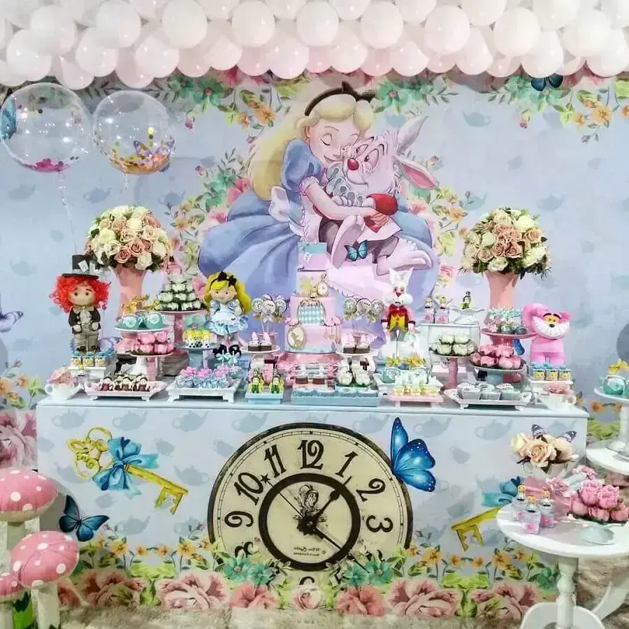 decoração Alice festa