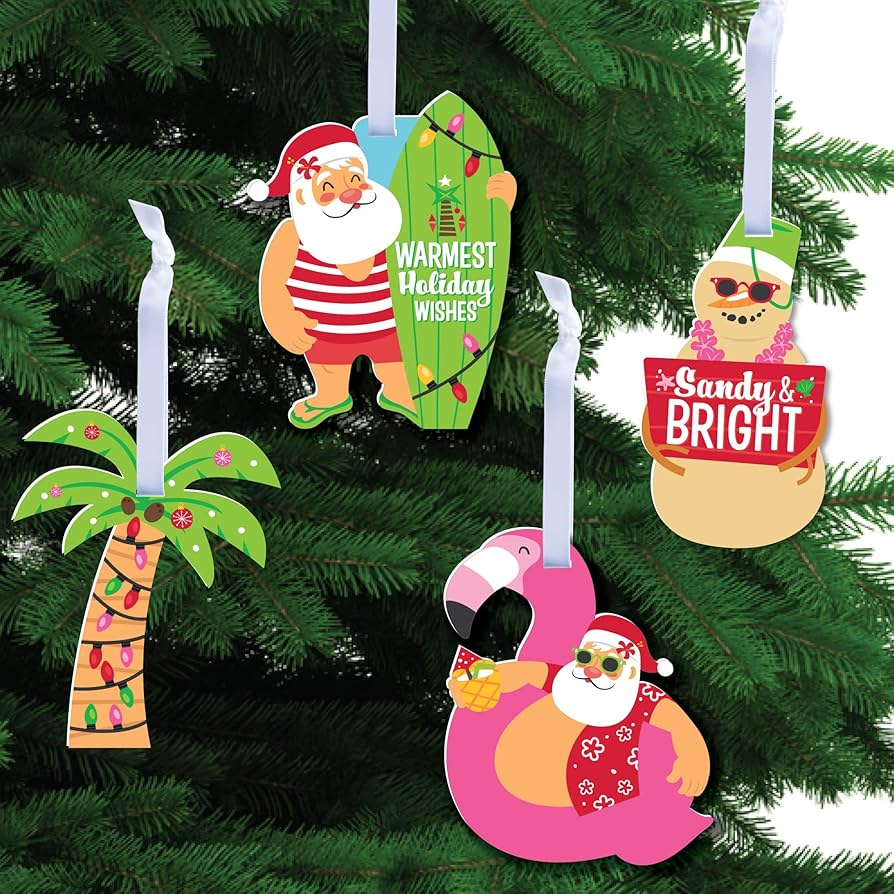 acessórios de natal com palha e linho