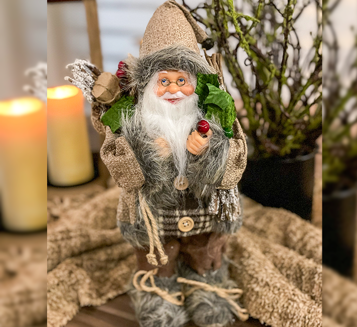 arvore de natal com papai noel