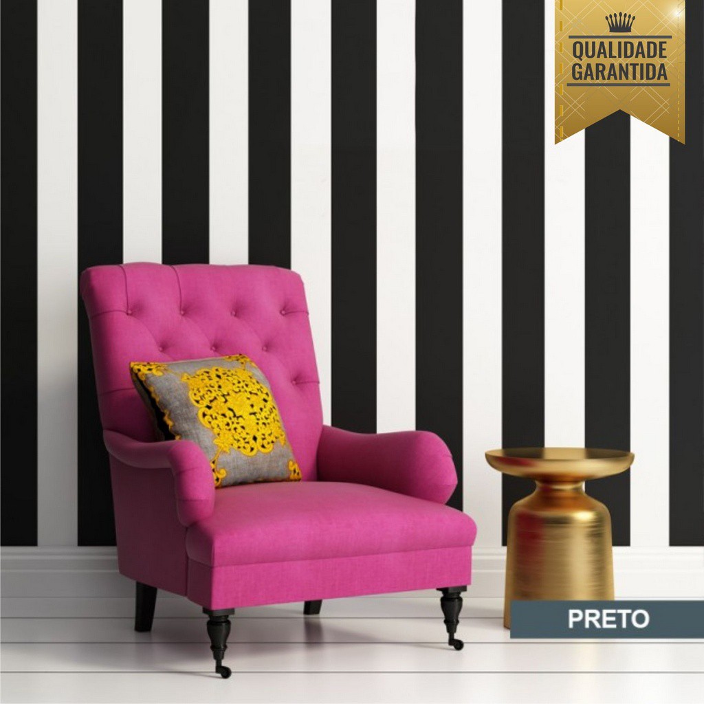 decoração preto e branco moderna