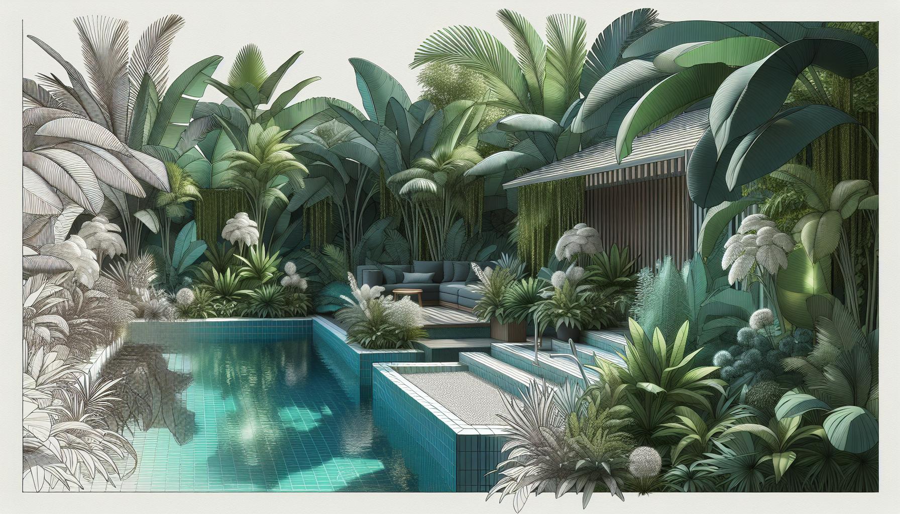 espécies que não atraem insetos para piscina