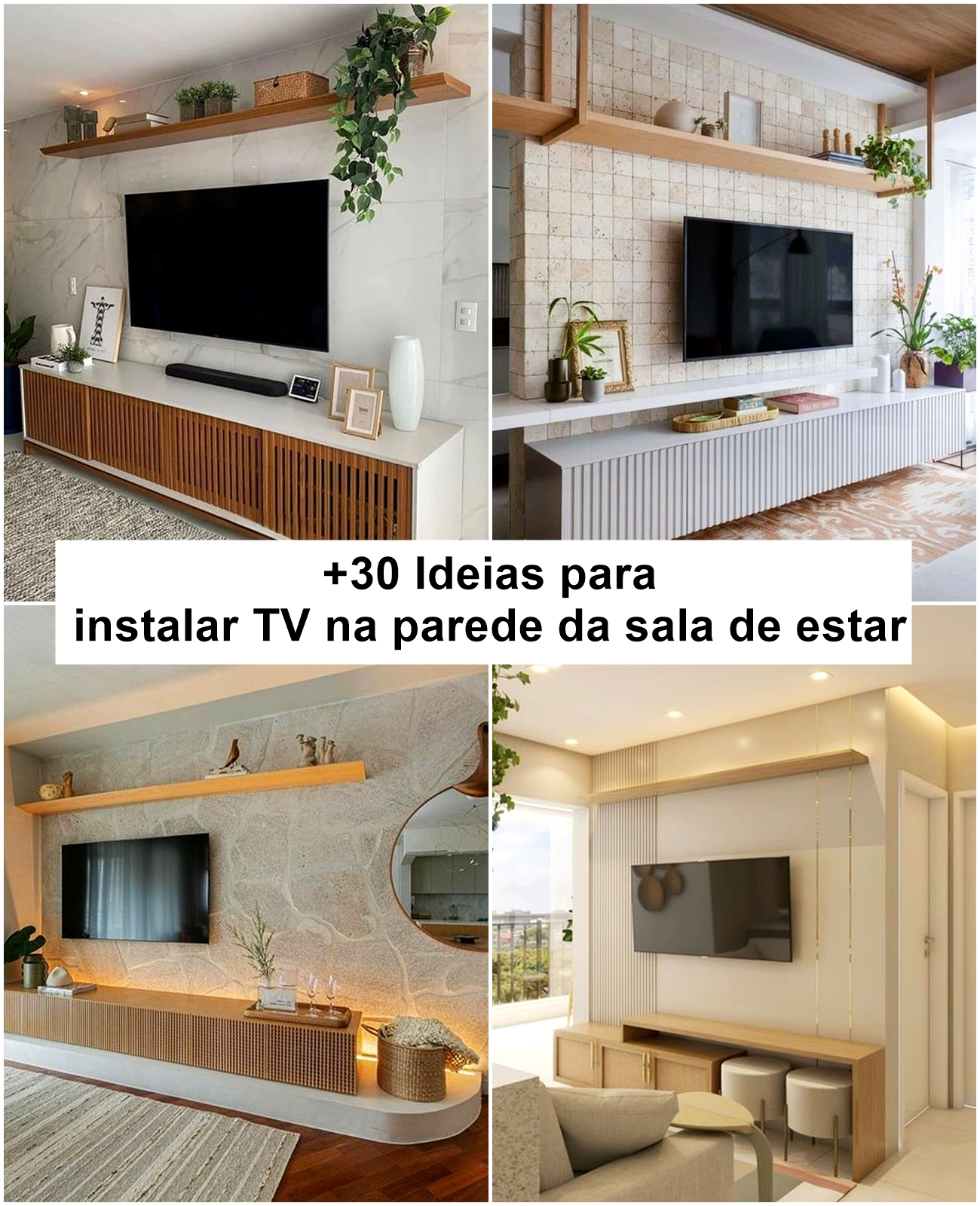 prateleira flutuante tv