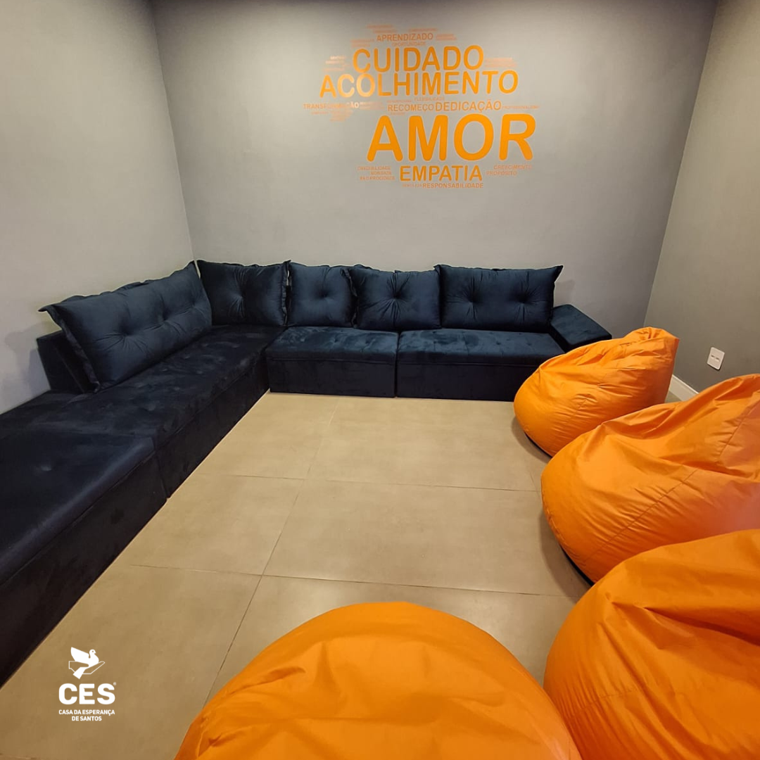 decoração sala de descanso empresa
