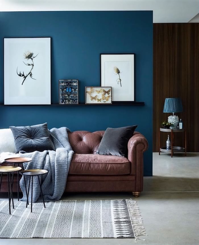 paleta de cores para sala marrom