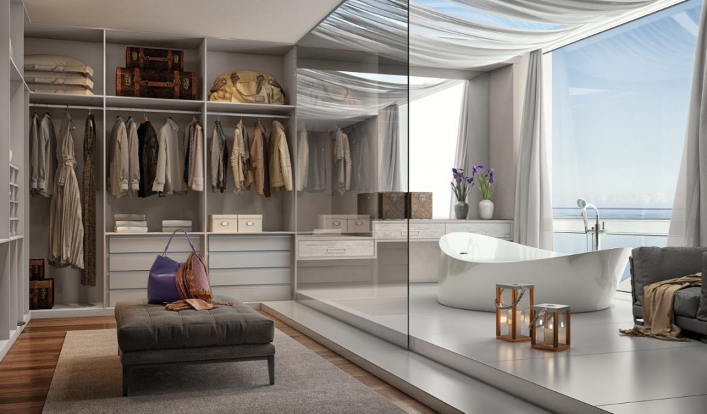 suíte master com closet e hidromassagem