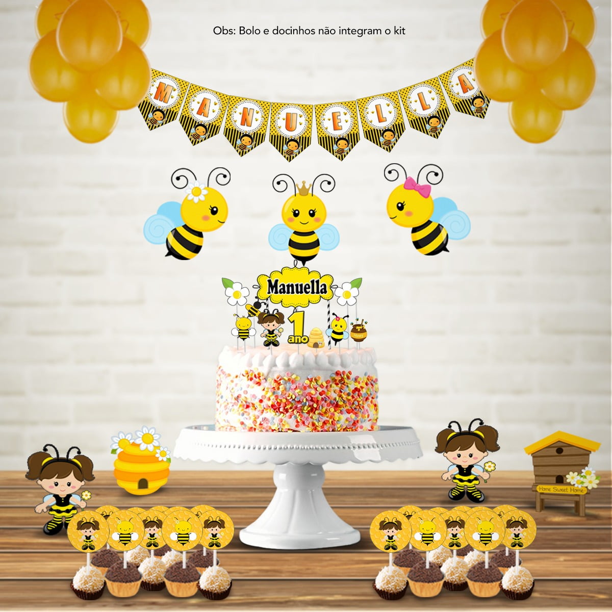 festa abelhinha para menina