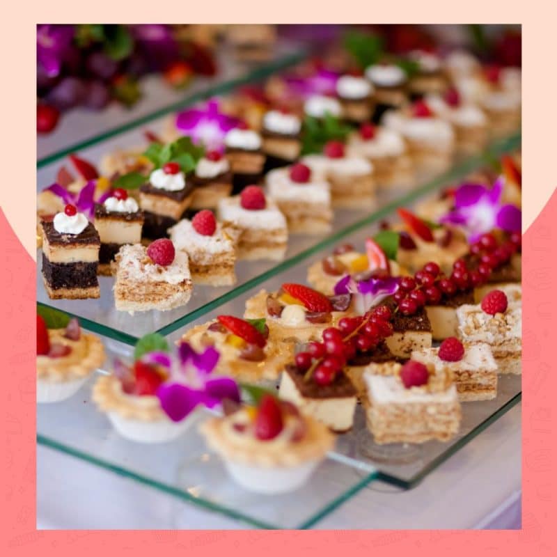 mesa de doces elegante