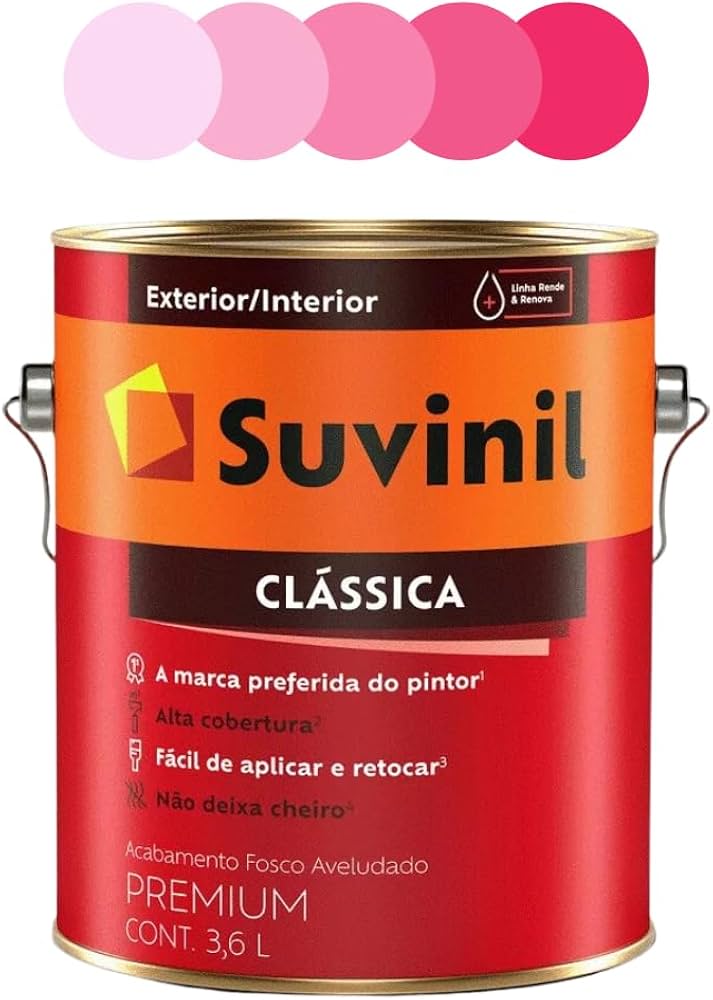 suvinil rosa chiclete