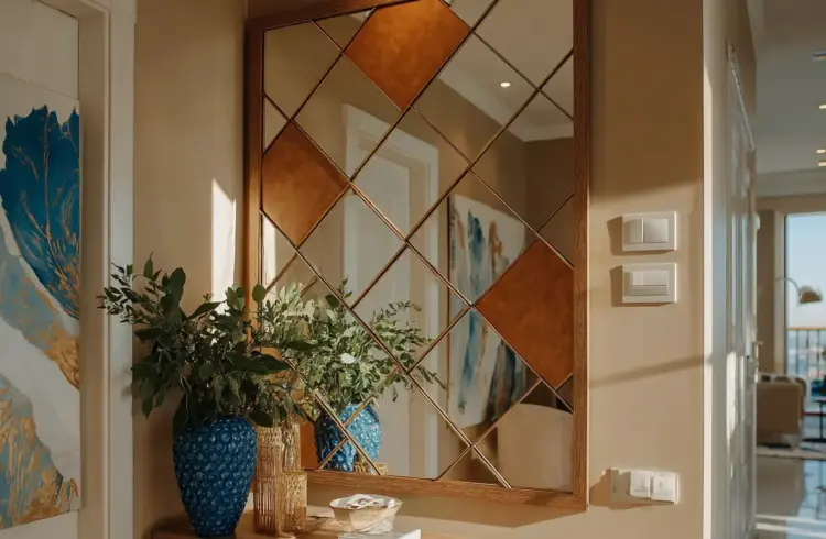 truque de decoração corredor